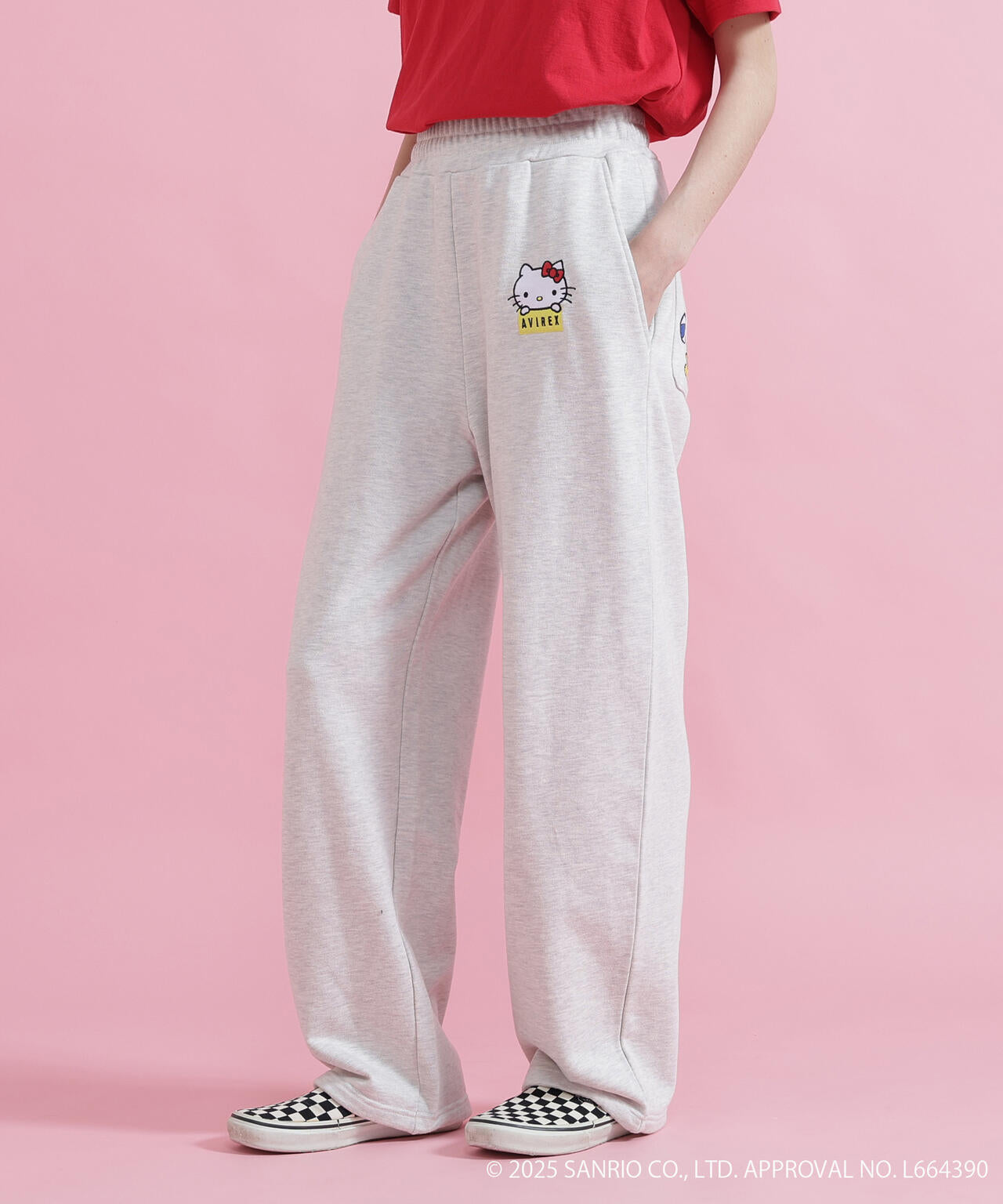 《AVIREX×HELLO KITTY》SWEAT PANTS