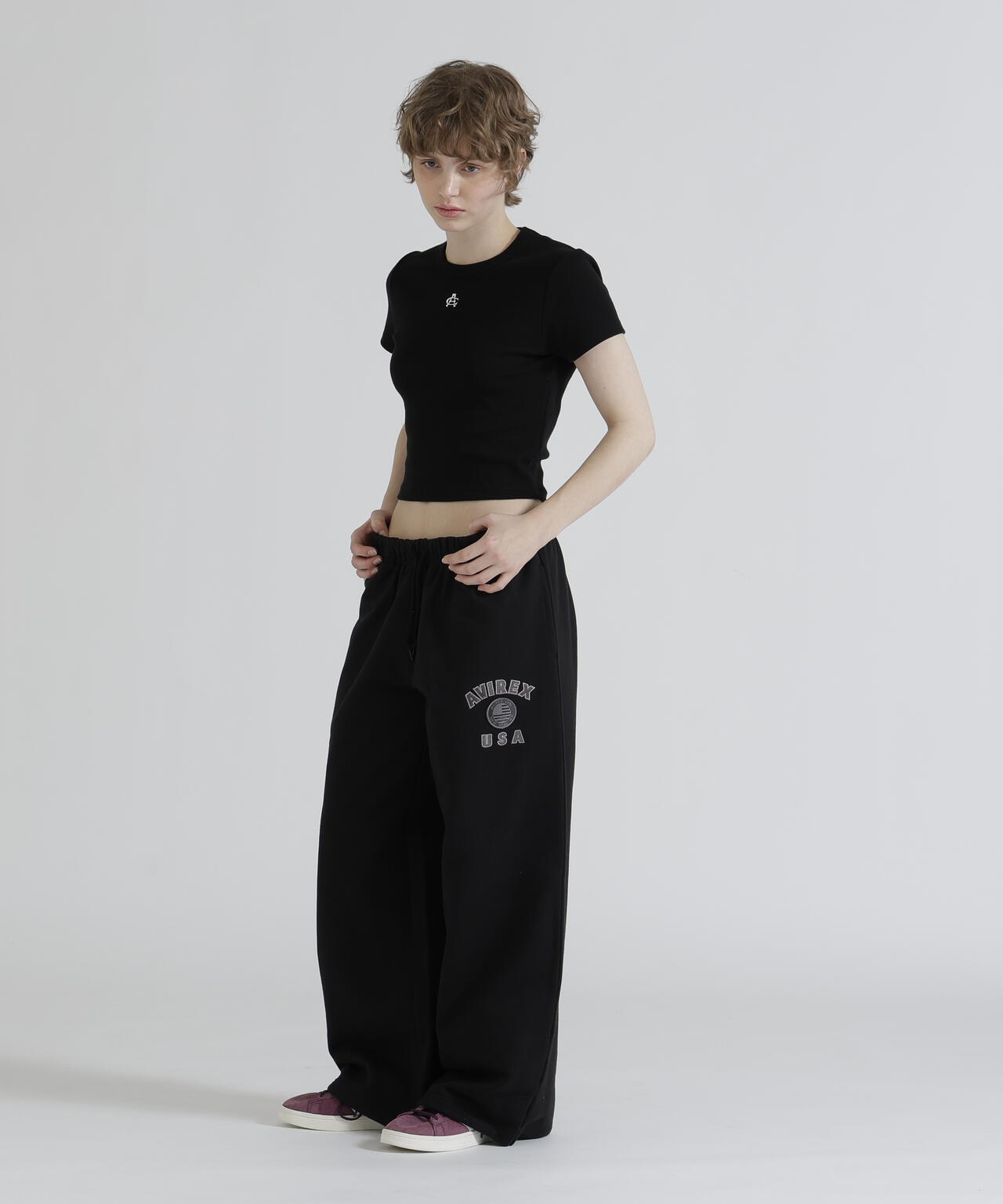 WOMAN/直営店限定》VARSITY FLAG SWEAT PANTS | AVIREX