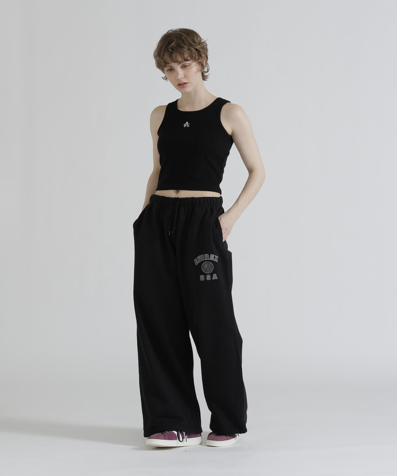 WOMAN/直営店限定》VARSITY FLAG SWEAT PANTS | AVIREX