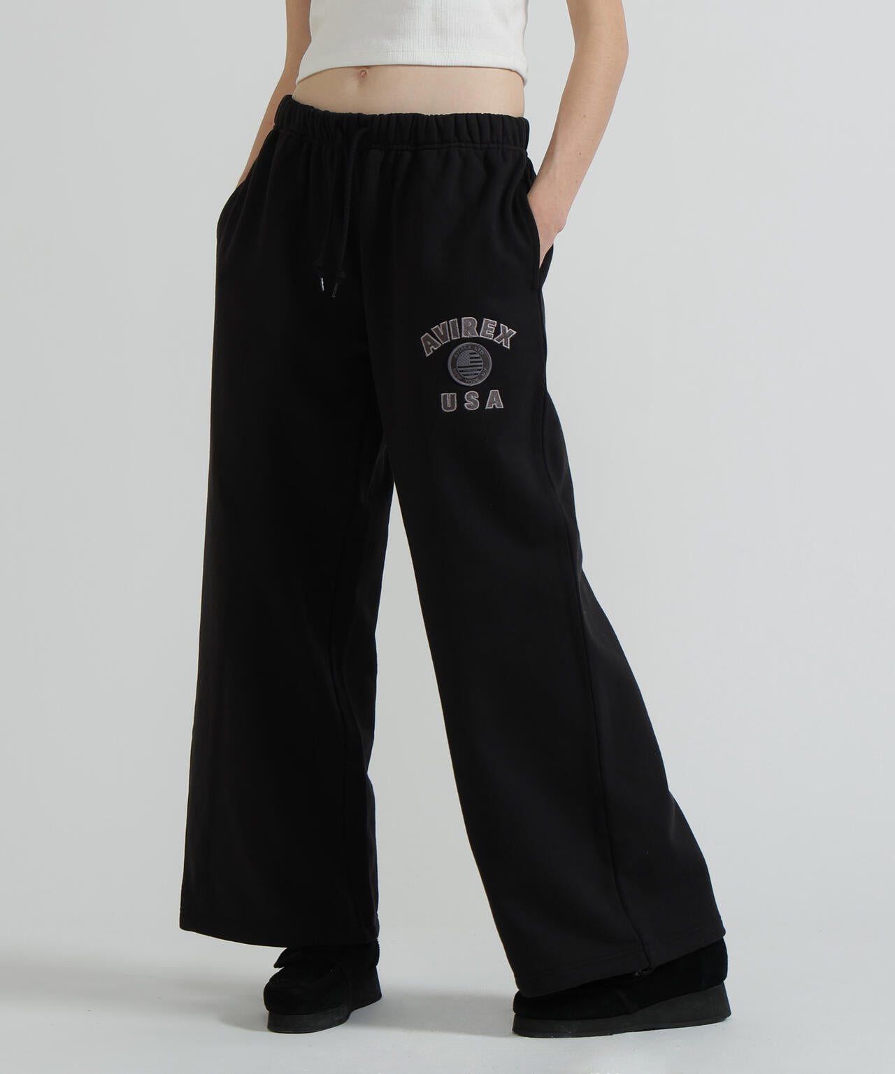 WOMAN/直営店限定》VARSITY FLAG SWEAT PANTS | AVIREX