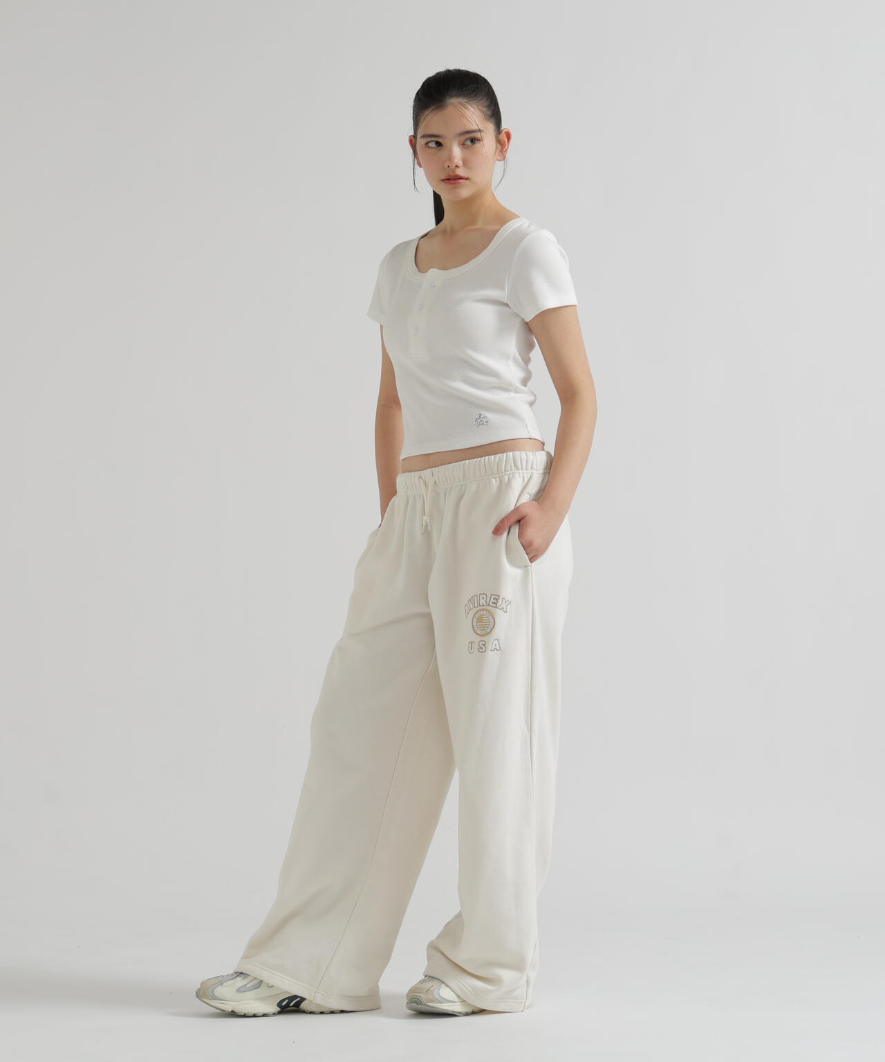 WOMAN/直営店限定》VARSITY FLAG SWEAT PANTS | AVIREX