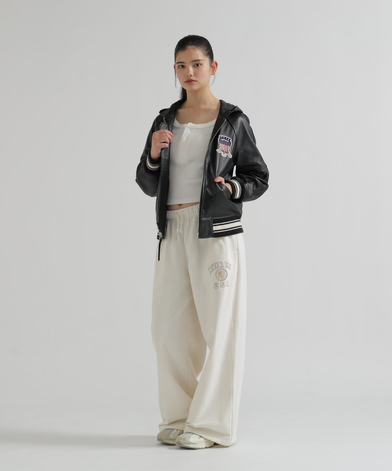 WOMAN/直営店限定》VARSITY FLAG SWEAT PANTS | AVIREX