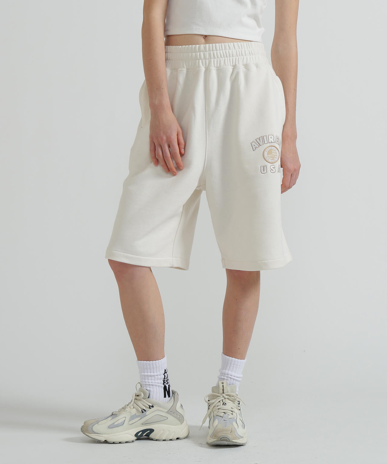 WOMAN/直営店限定》VARSITY FLAG HARF PANTS | AVIREX（アヴィレックス