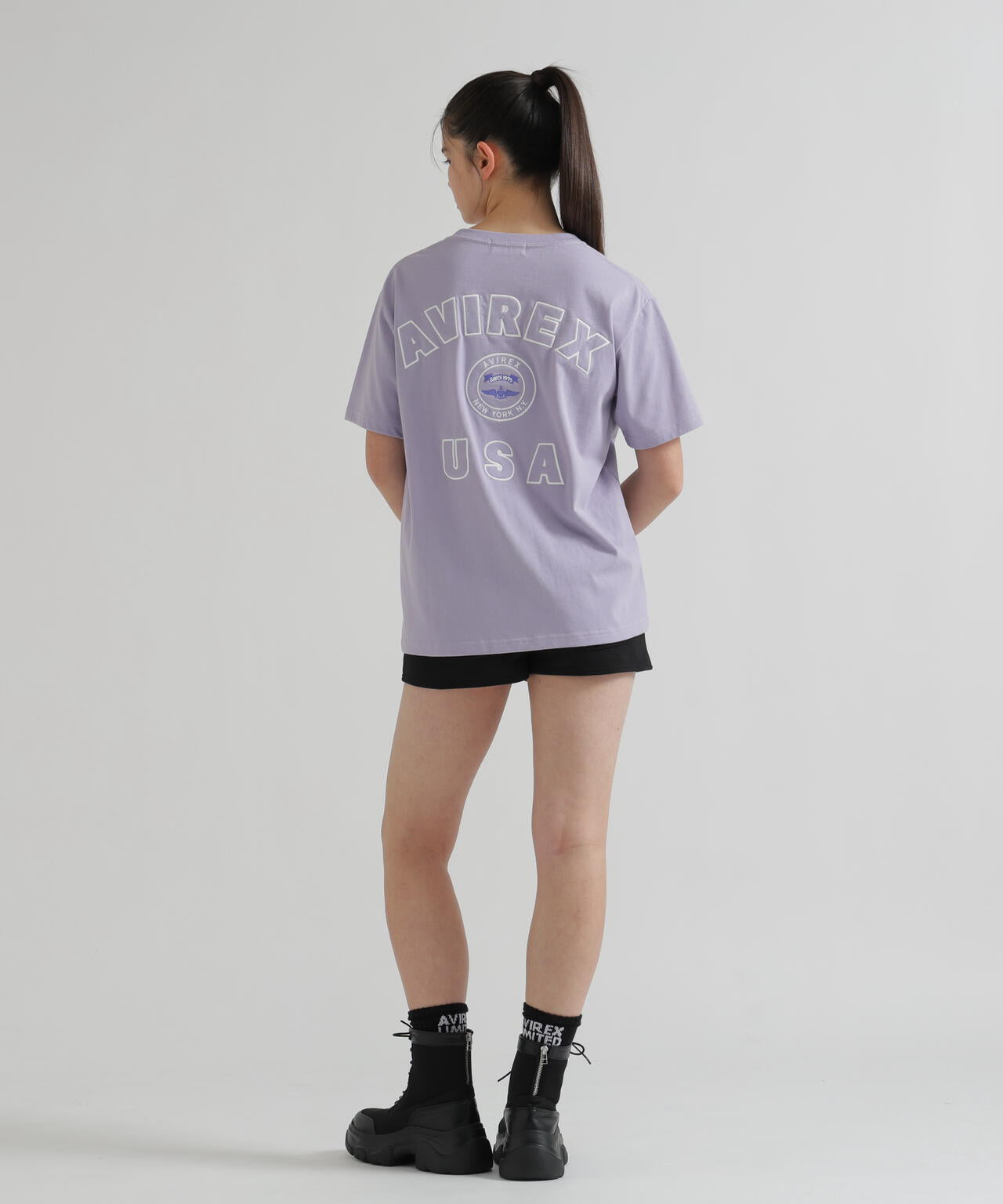 WOMAN/直営店限定》VARSITY FLAG SHORT PANTS | AVIREX