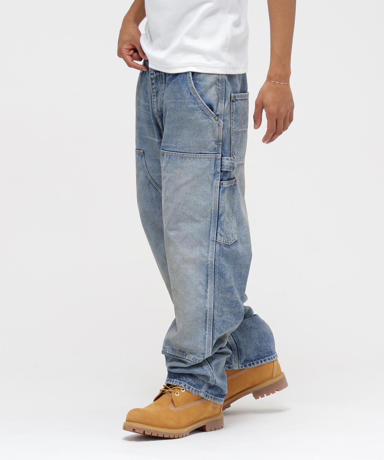《AVIREX｜MOANDMO CLOTHING》DOUBLE KNEE DENIM PANTS