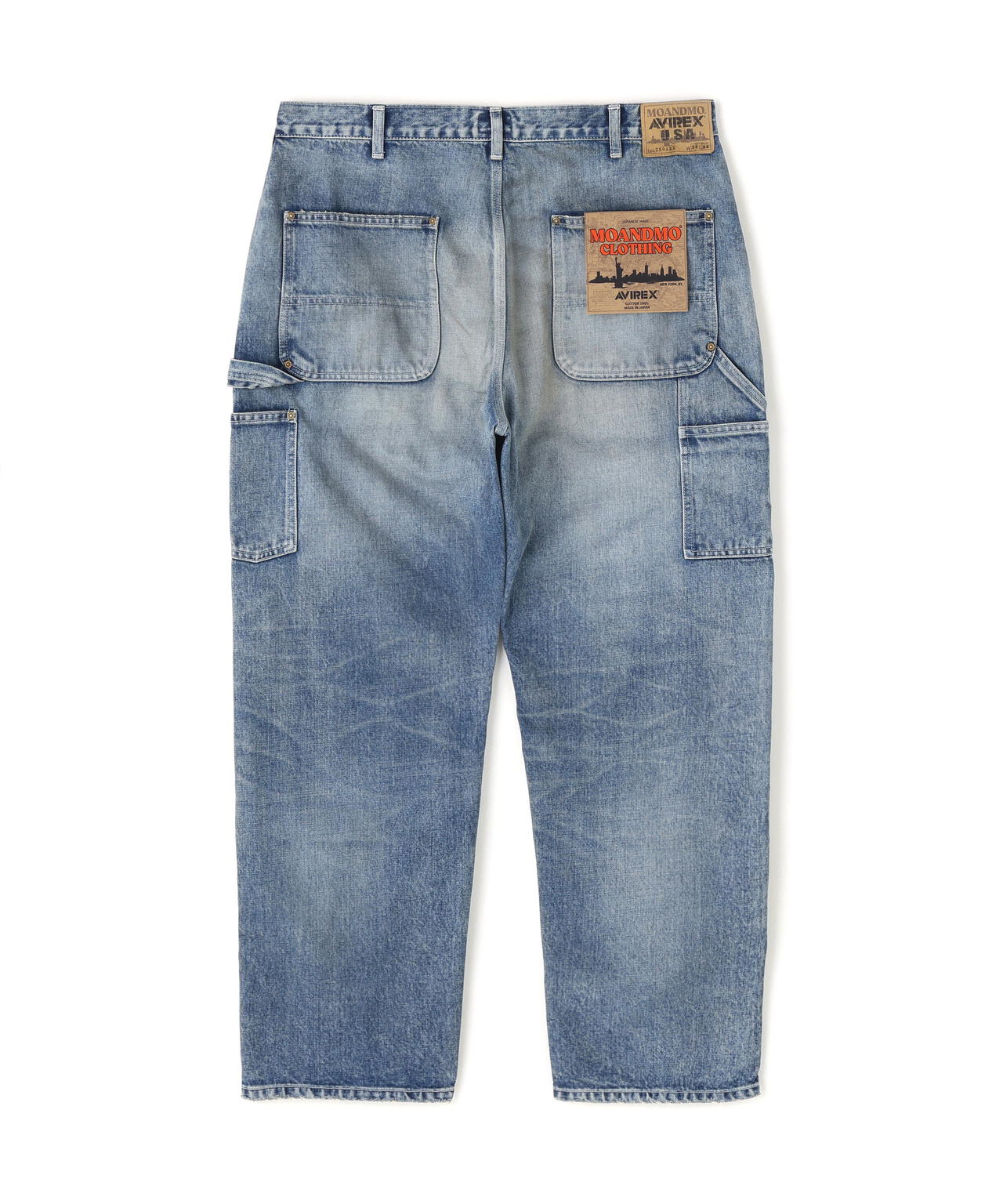 《AVIREX｜MOANDMO CLOTHING》DOUBLE KNEE DENIM PANTS