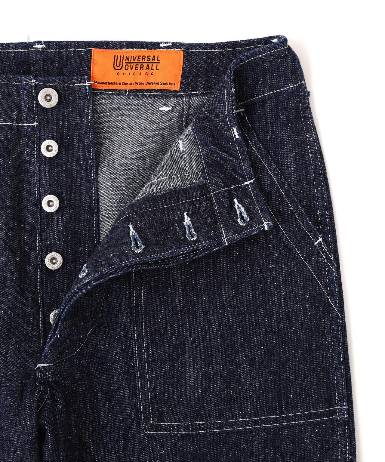 AVIREX × UNIVERSAL OVERALL》NAVY POSTAL DENIM PANTS | AVIREX