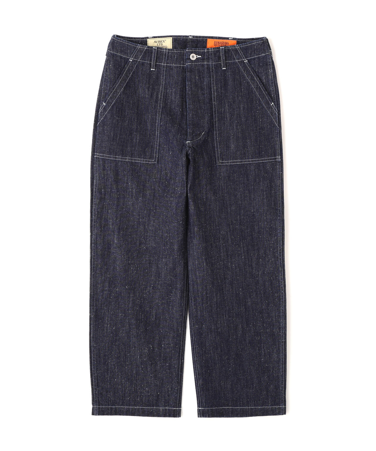 AVIREX × UNIVERSAL OVERALL》NAVY POSYAL DENIM PANTS | AVIREX 