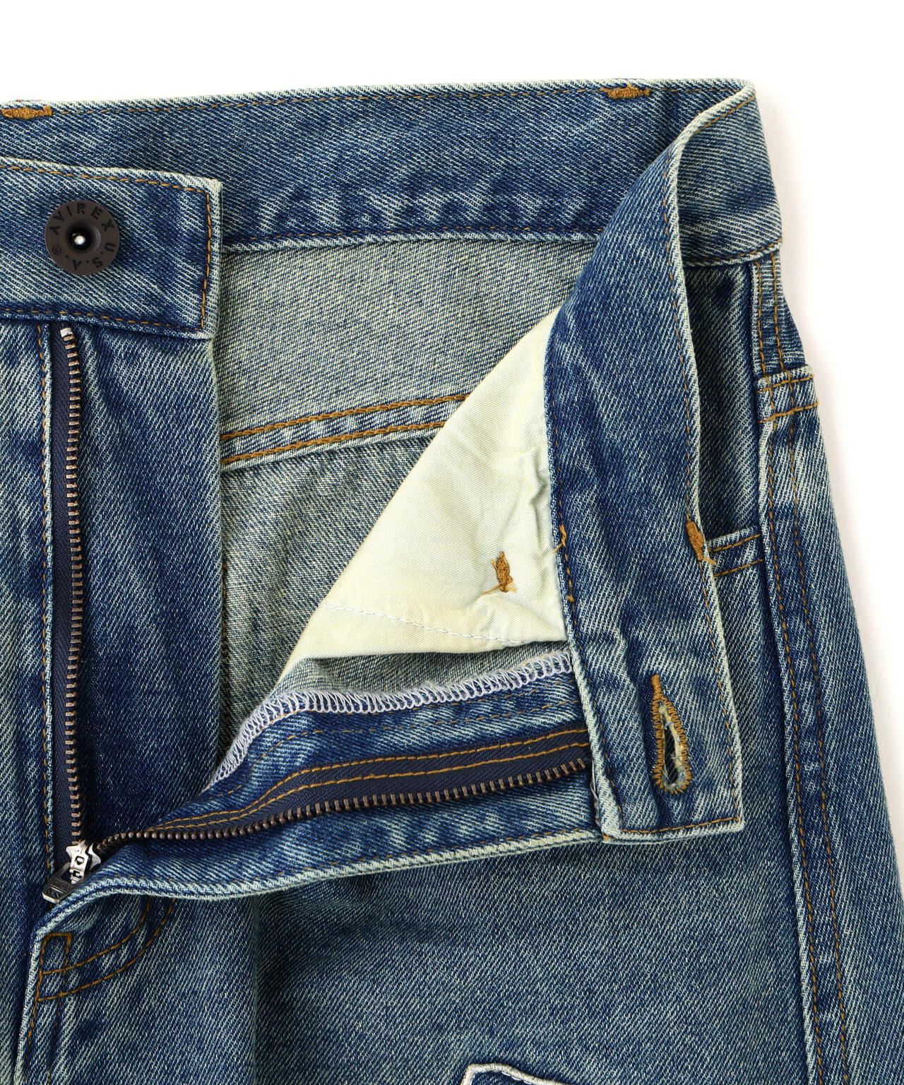 WAPPEN BARREL LEG DENIM PANTS | AVIREX（アヴィレックス） ｜【公式