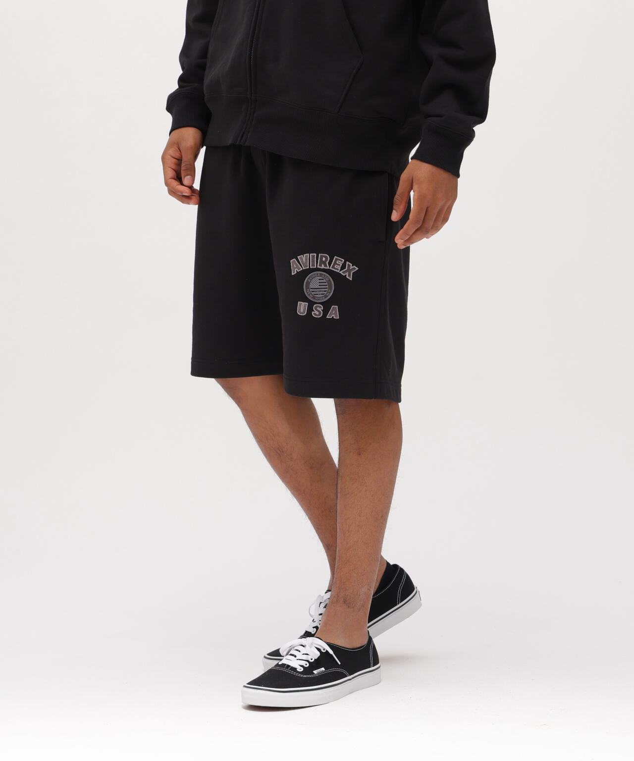 直営店限定》VARSITY FLAG SWEAT SHORTS | AVIREX（アヴィレックス