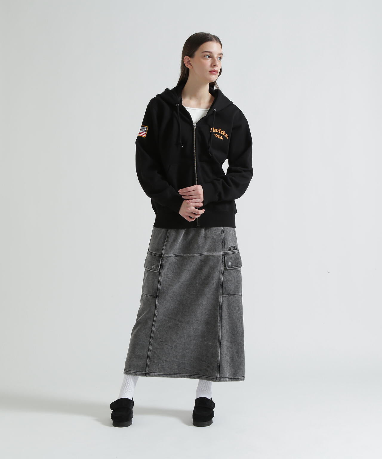 WASHED OUT POCKET SKIRT | AVIREX（アヴィレックス） ｜【公式】通販