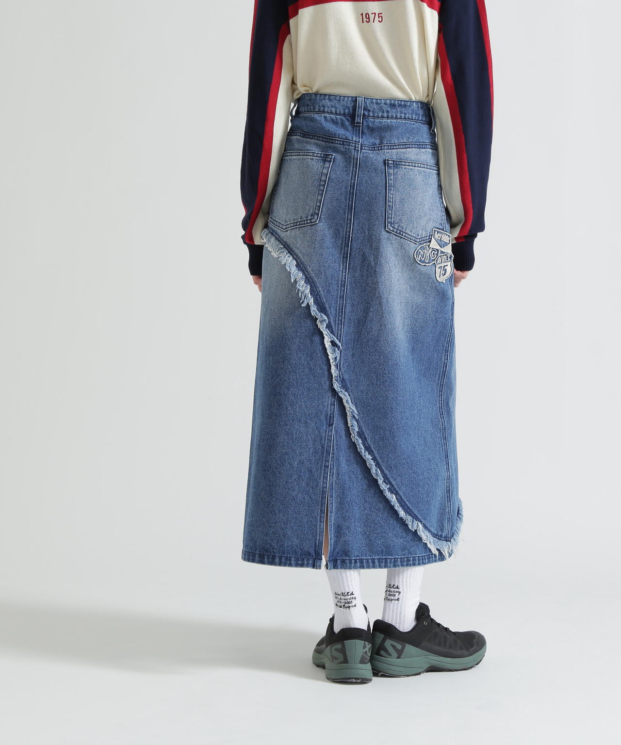 WAPPEN DENIM LONG SKIRT | AVIREX（アヴィレックス） ｜【公式】通販
