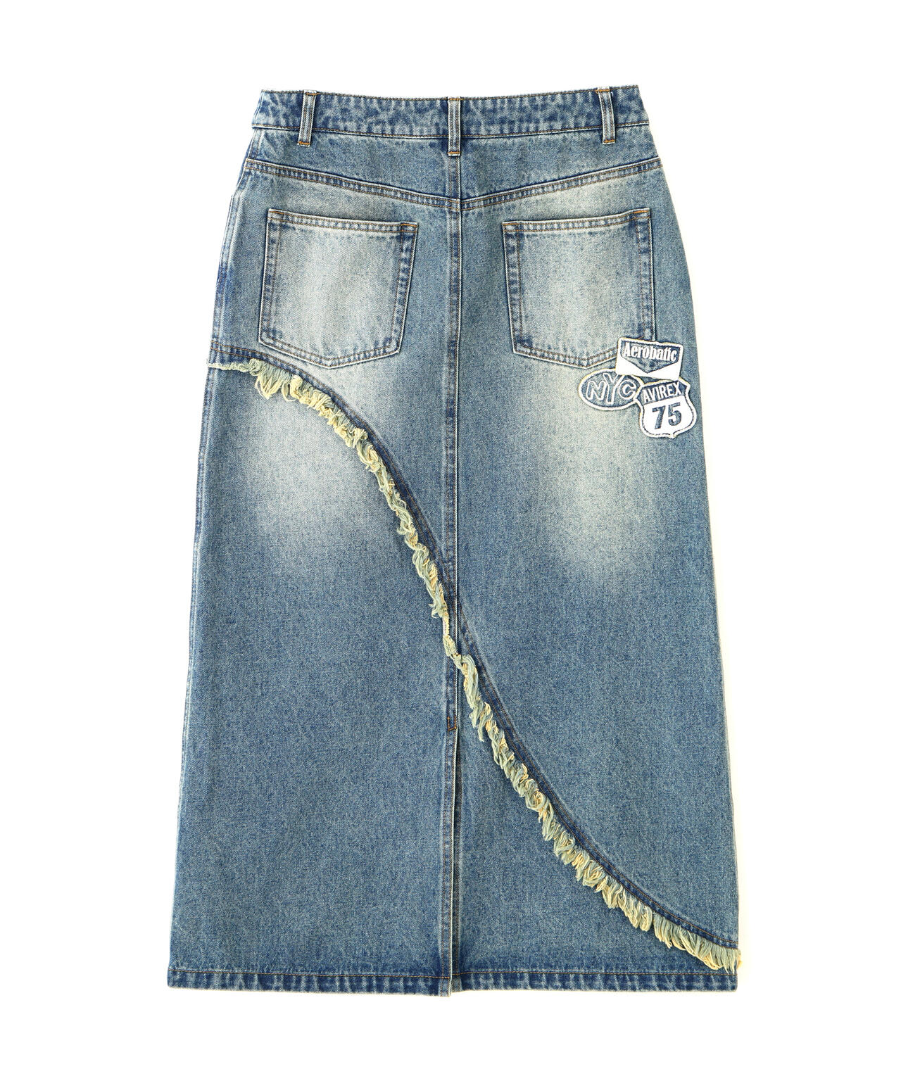 Avirex スカート WAPPEN DENIM LONG SKIRT | AVIREX（アヴィレックス） ｜【公式】通販