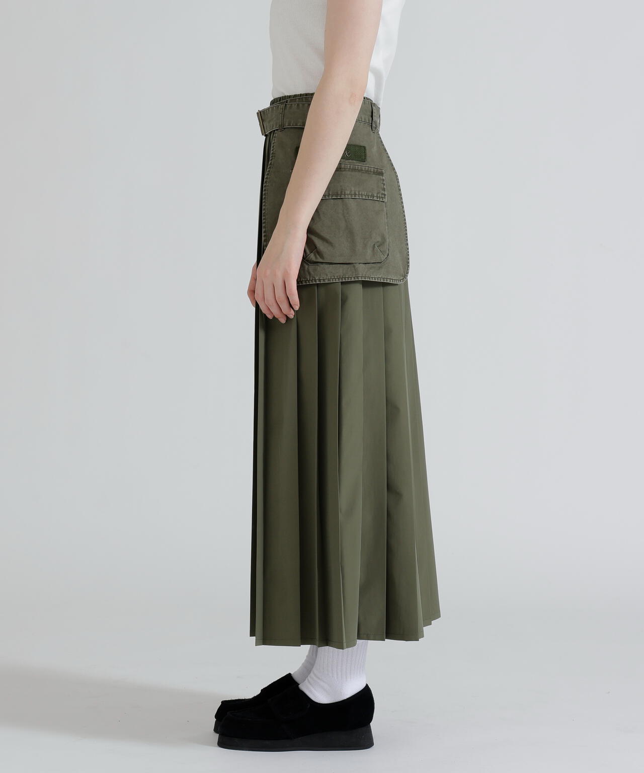 MILITARY POCKET BELT POUCH PLEATED SKIRT | AVIREX（アヴィレックス