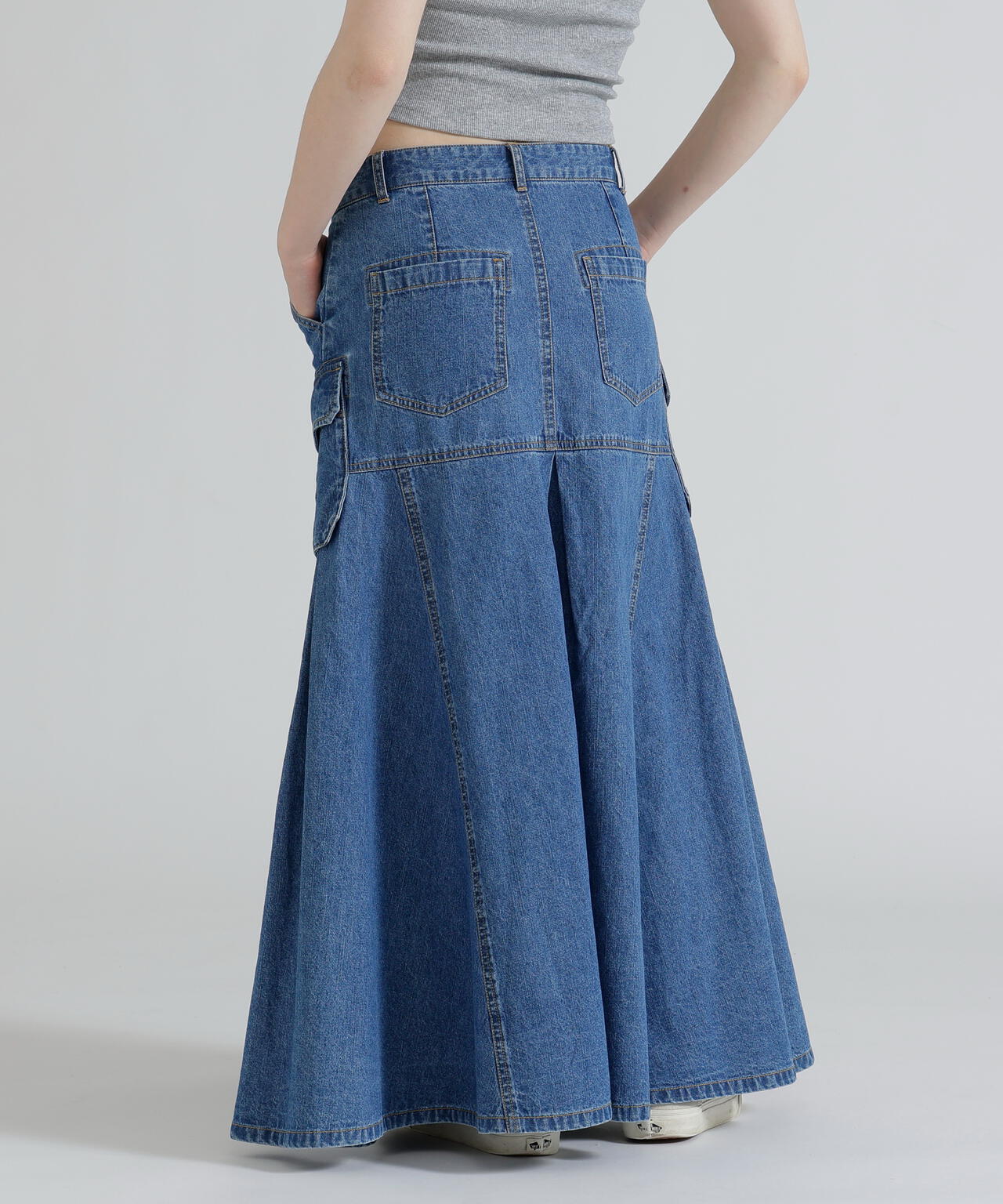 DENIM MERMAID CARGO SKIRT | AVIREX（アヴィレックス） ｜【公式
