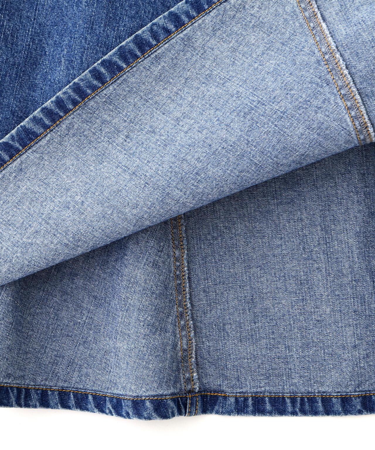 DENIM MERMAID CARGO SKIRT