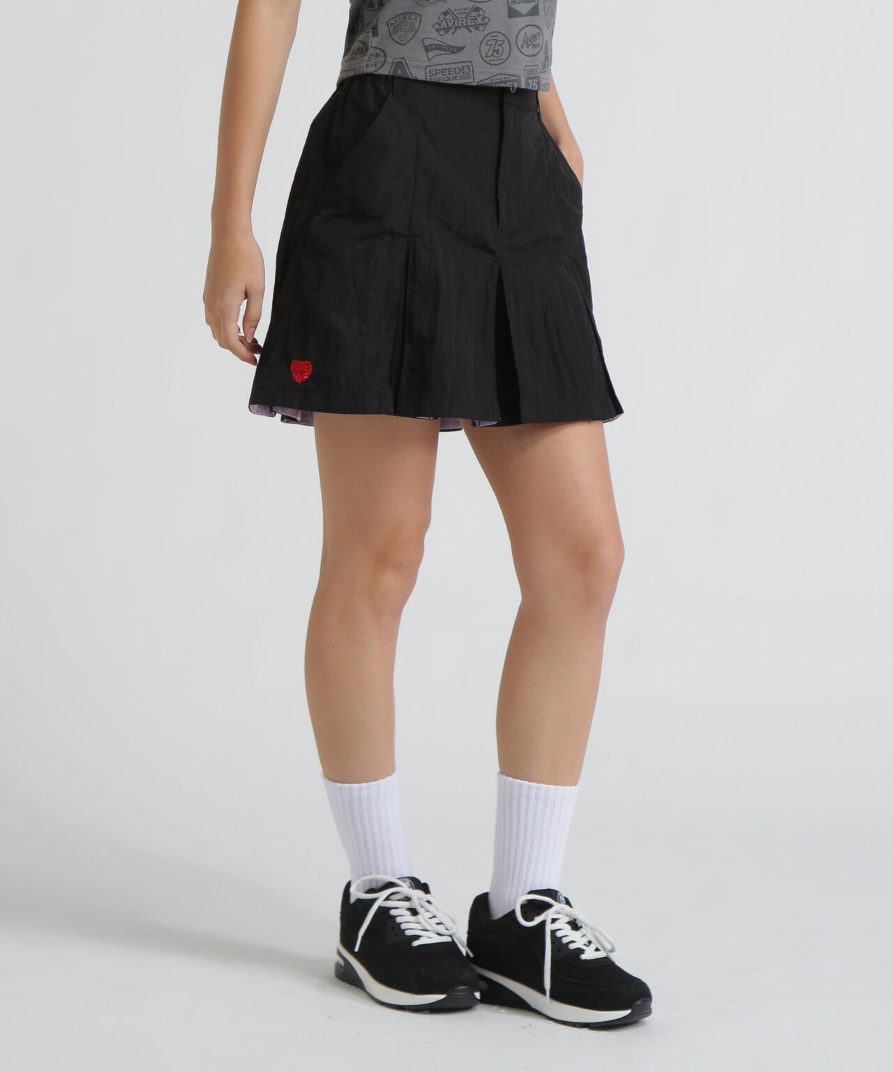 NYLON SKIRT-LIKE PLEATED SKIRT | AVIREX（アヴィレックス） ｜【公式