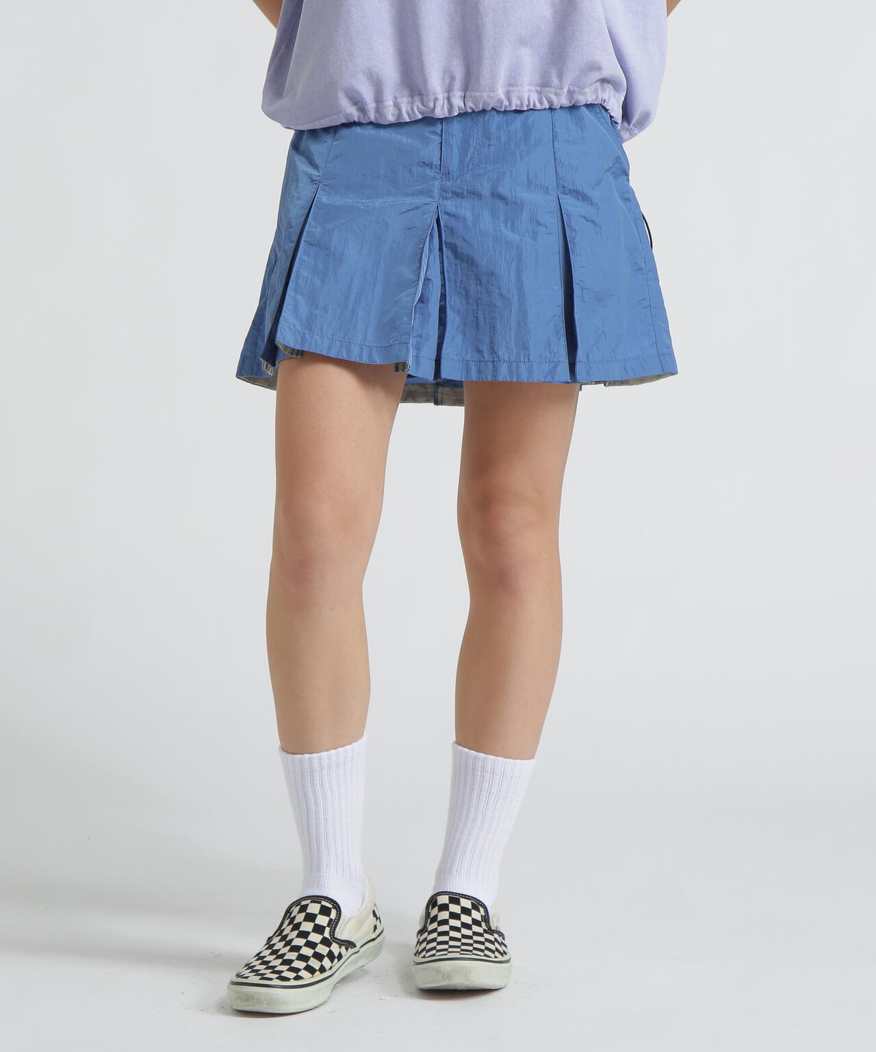 新品　WR NYLON 3D LOGO PLEATED SKIRT NYLON SKIRT-LIKE PLEATED SKIRT | AVIREX（アヴィレックス） ｜【公式