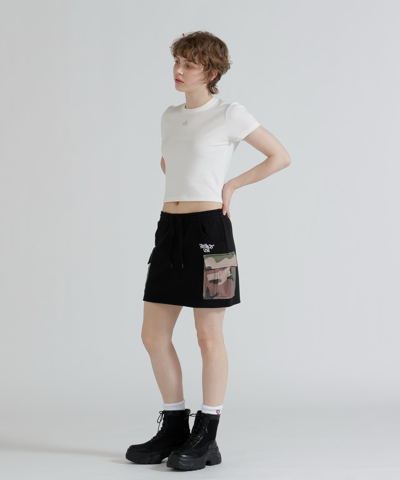 直営店限定》CAMO SWEAT MINI SKIRT | AVIREX（アヴィレックス