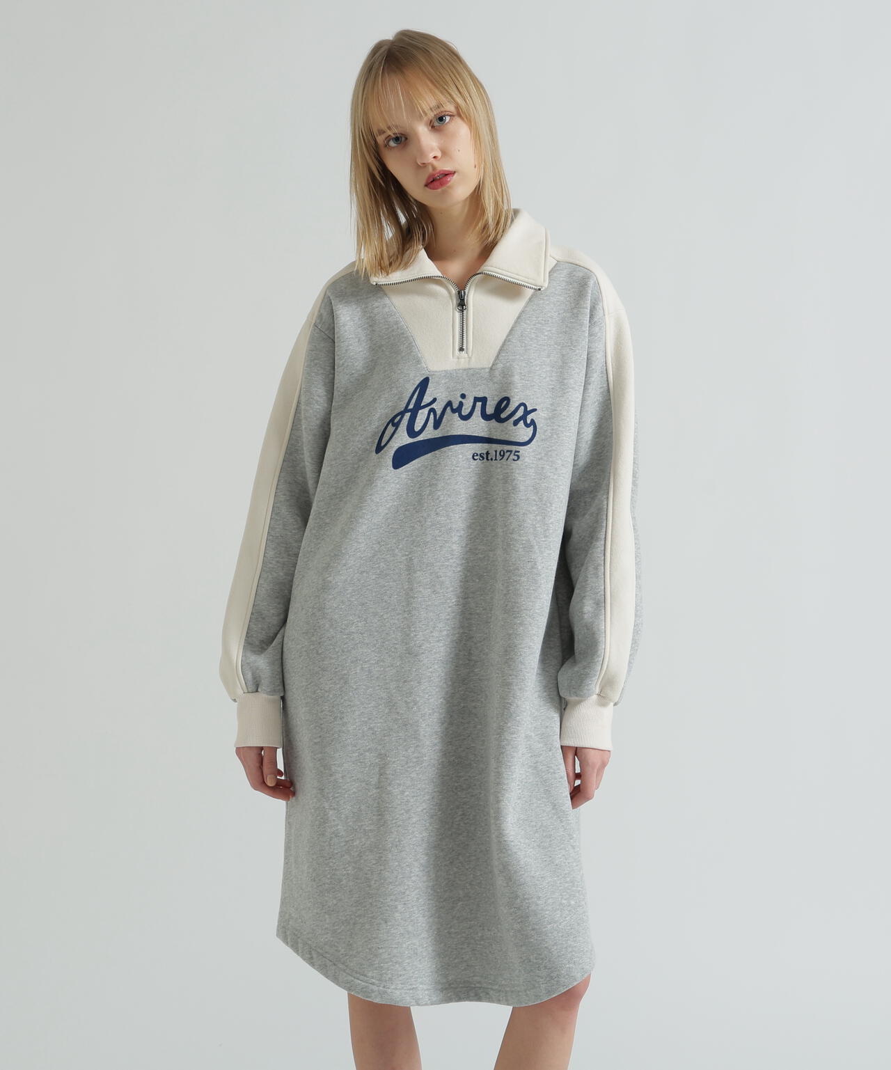 BI-COLOR FLEECE LINED DRESS | AVIREX（アヴィレックス） ｜【公式
