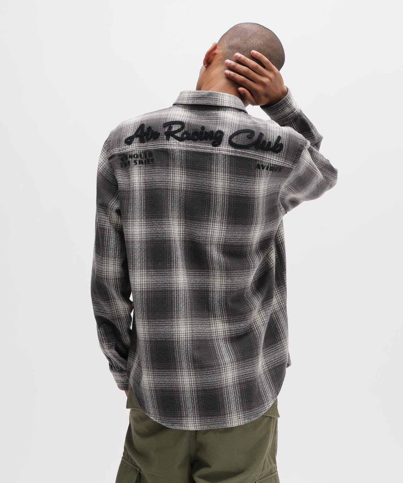 《A.A.R.C》OMBRE CHECK EMB SHIRT
