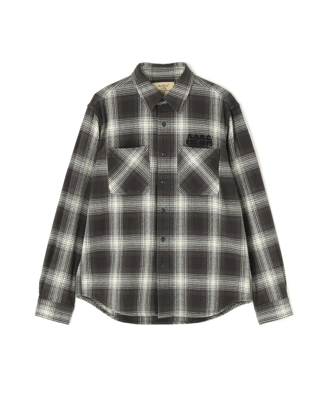 《A.A.R.C》OMBRE CHECK EMB SHIRT