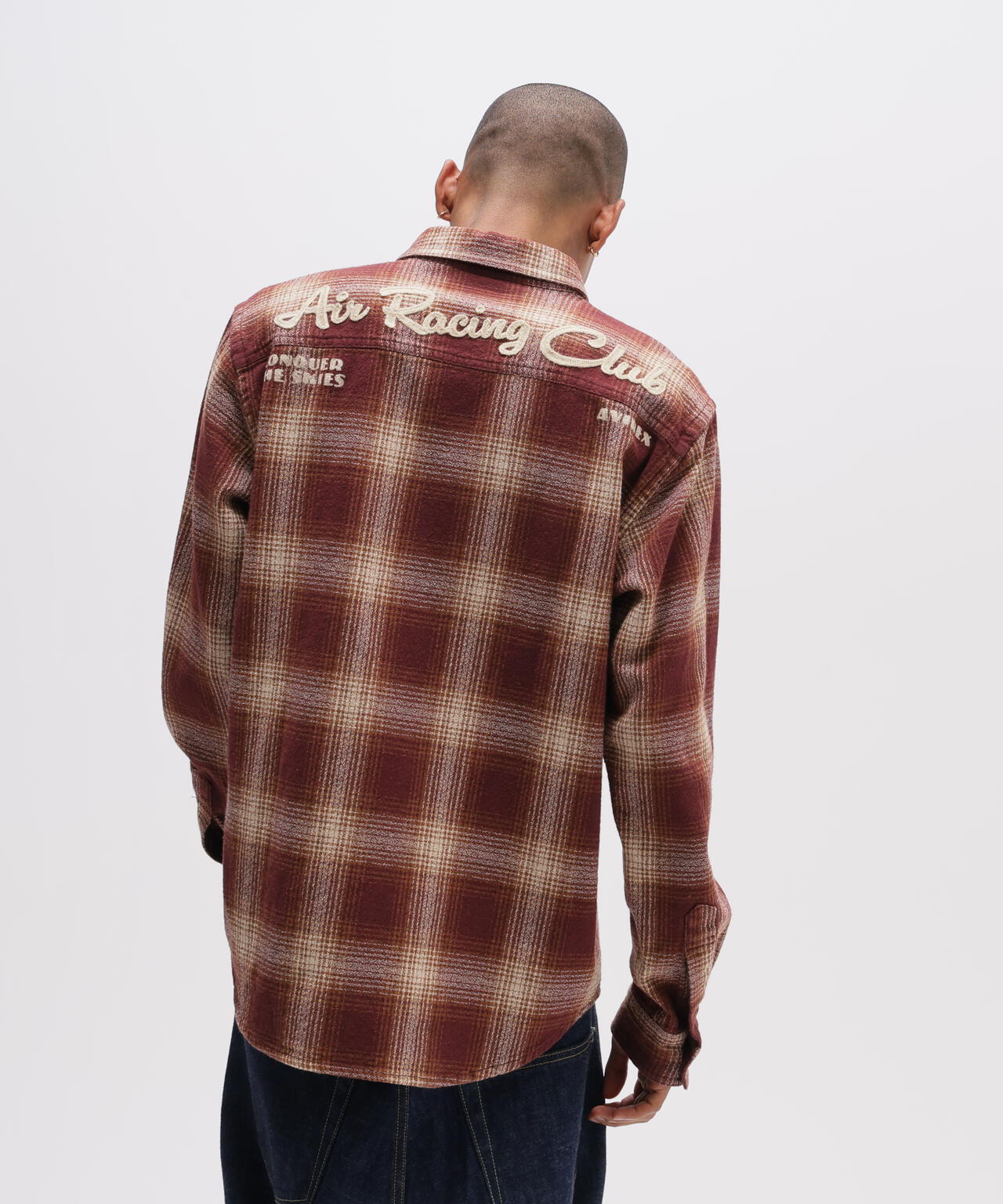 《A.A.R.C》OMBRE CHECK EMB SHIRT