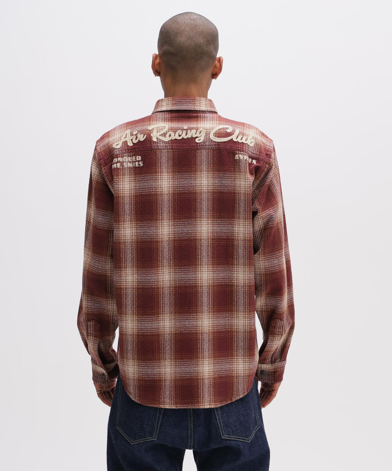 《A.A.R.C》OMBRE CHECK EMB SHIRT