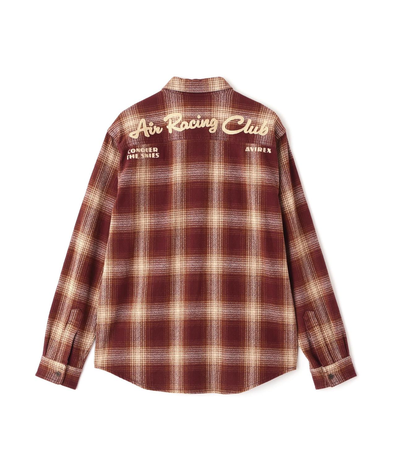 《A.A.R.C》OMBRE CHECK EMB SHIRT