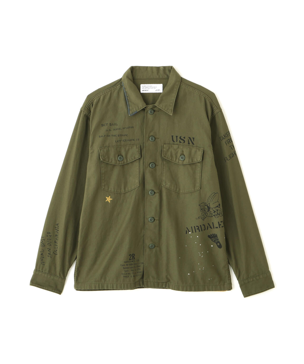 AGED LOOK L/S UTILITY SHIRT | AVIREX（アヴィレックス） ｜【公式