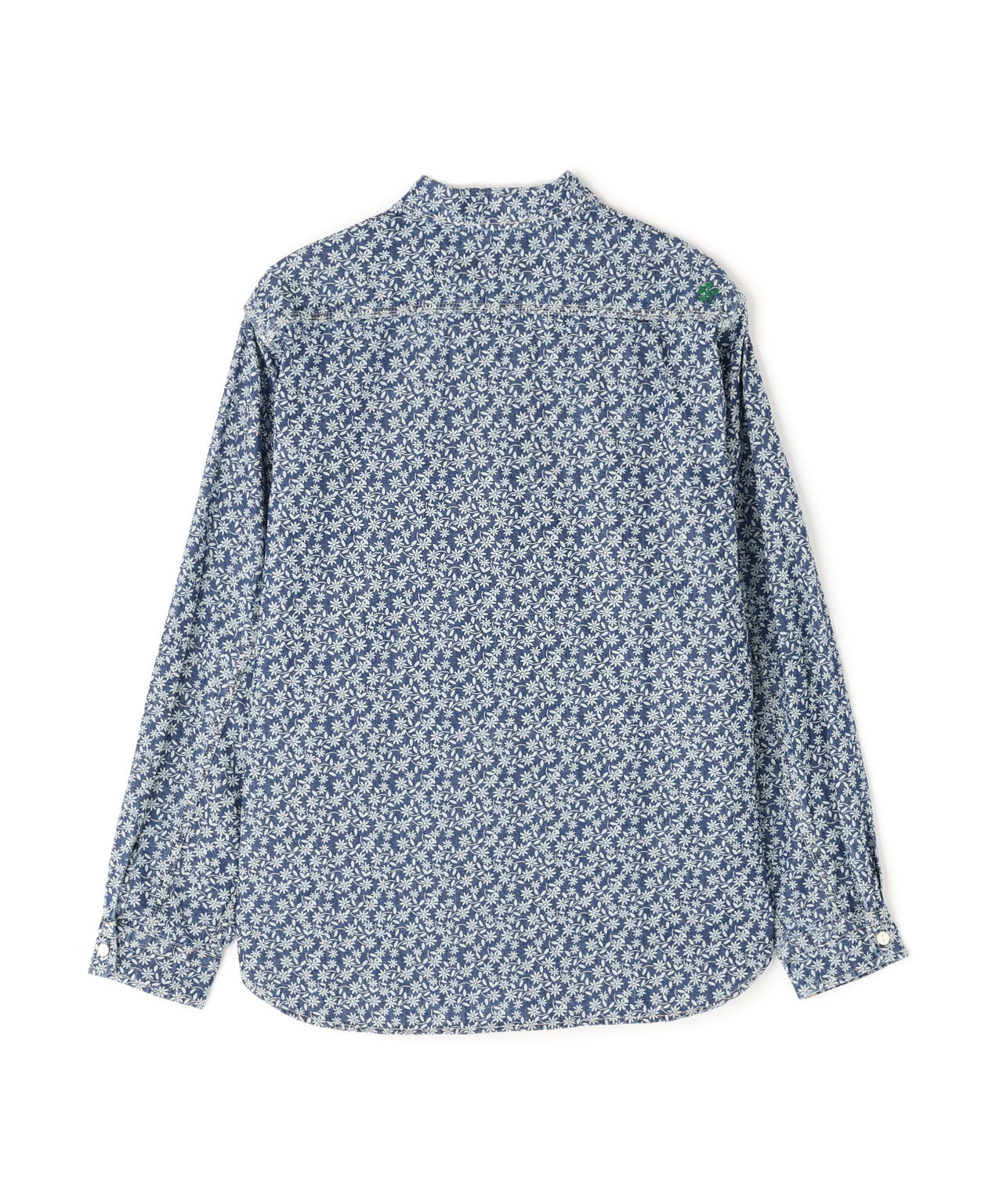 FLORAL PATTERN DENIM WORK L/S SHIRT