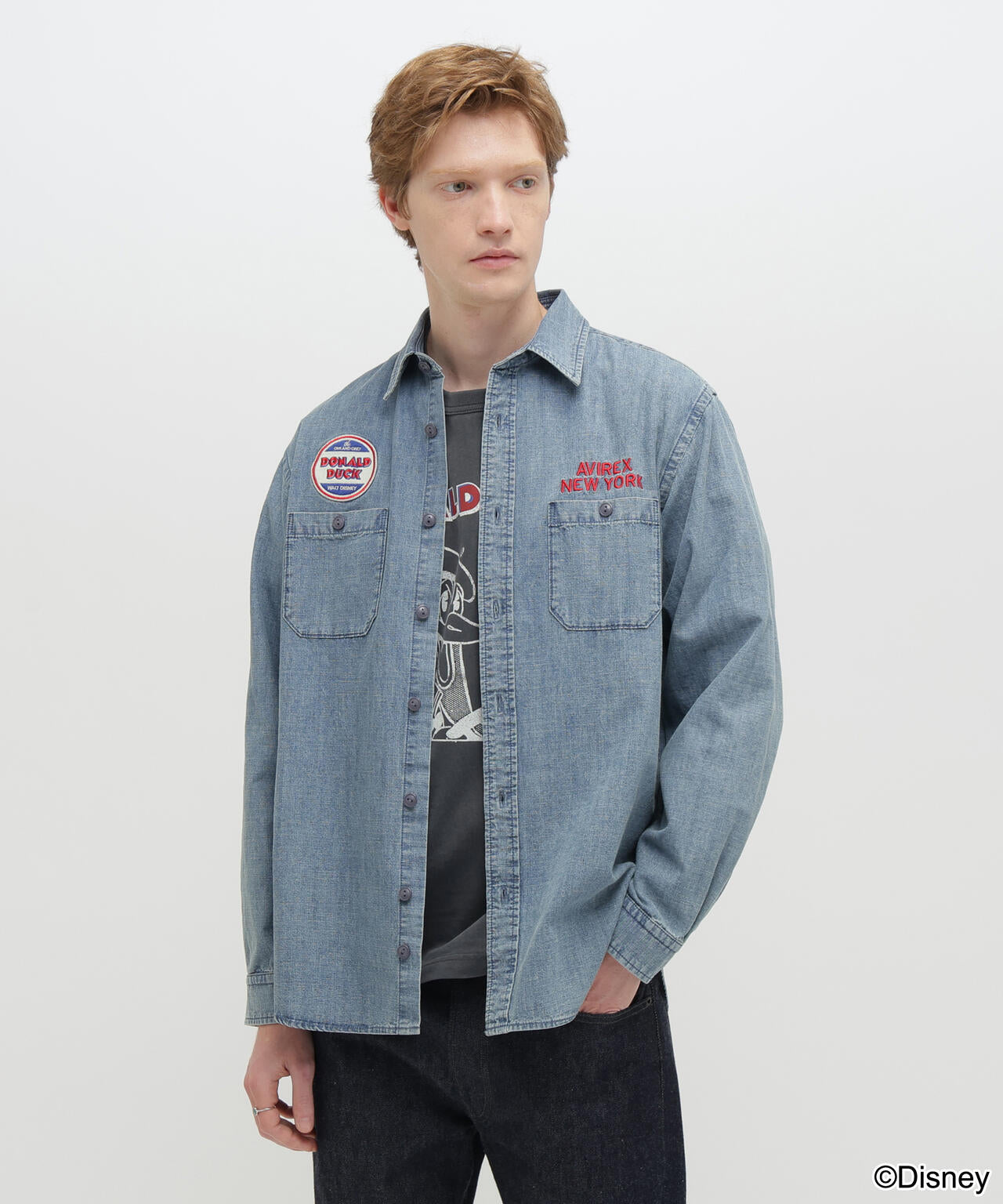 Disney Collection》CHAMBRAY SHIRT | AVIREX（アヴィレックス