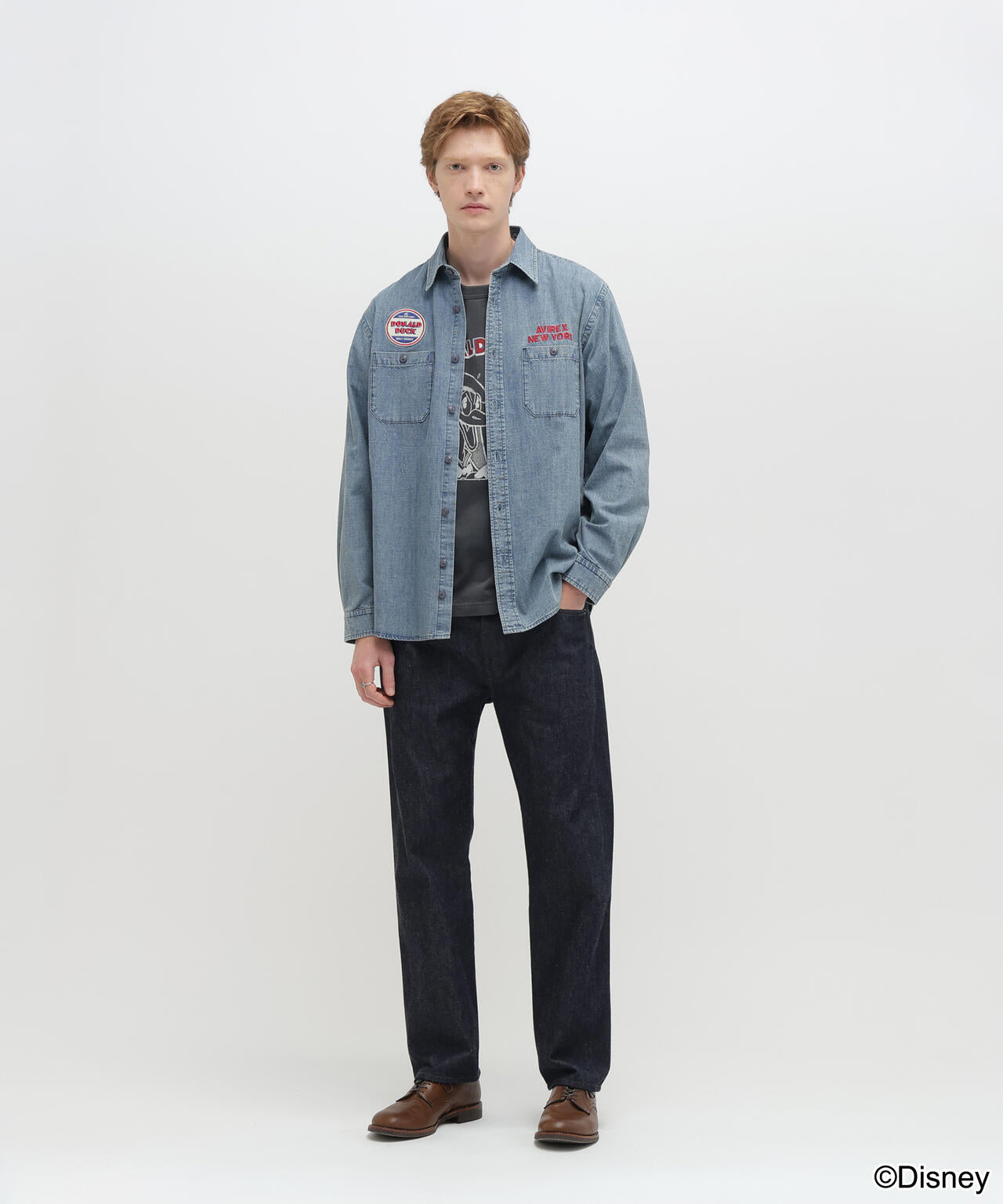 Disney Collection》CHAMBRAY SHIRT | AVIREX（アヴィレックス