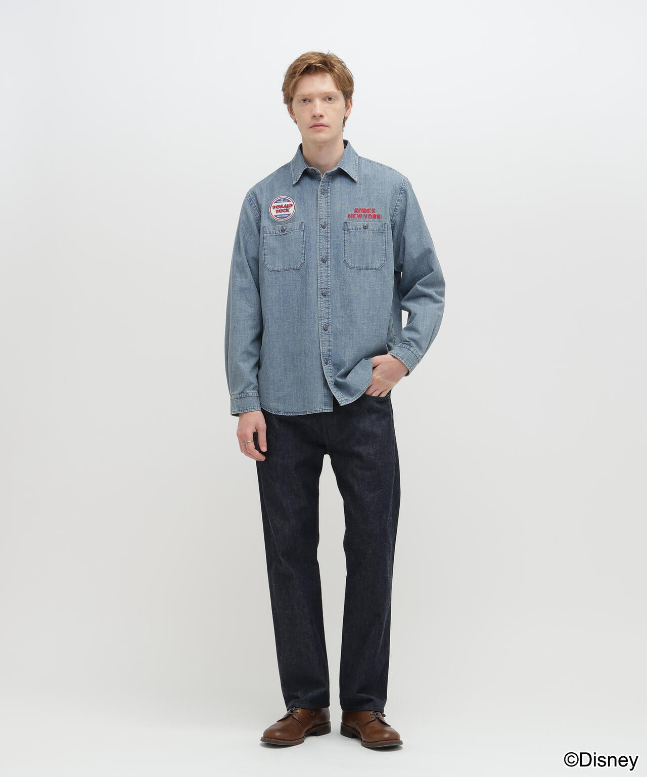 Disney Collection》CHAMBRAY SHIRT | AVIREX（アヴィレックス