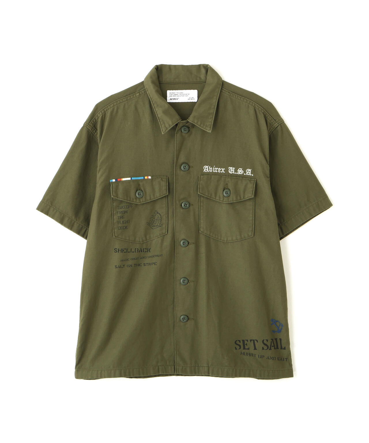 AGED-LOOK S/S UTILITY SHIRT | AVIREX（アヴィレックス） ｜【公式