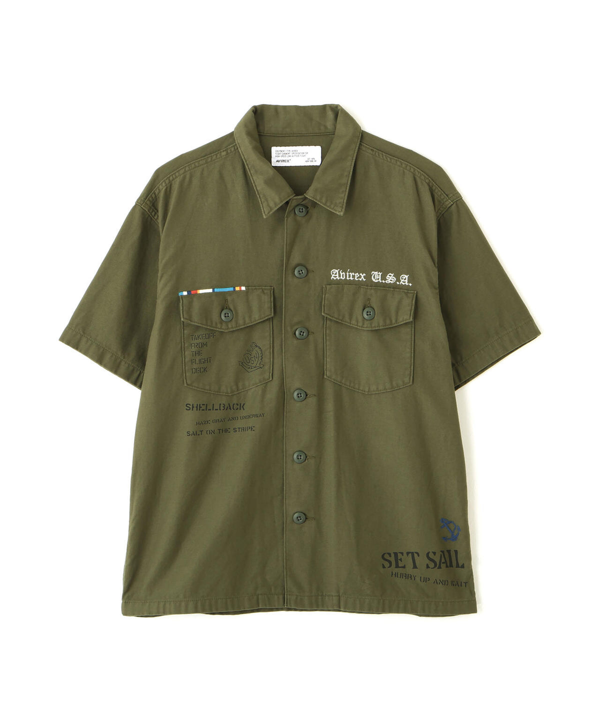 AGED-LOOK S/S UTILITY SHIRT | AVIREX（アヴィレックス） ｜【公式 