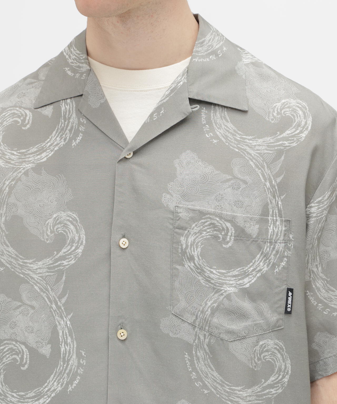 ALOHA SHIRT ”KOMAINU” | AVIREX（アヴィレックス） ｜【公式】通販mix