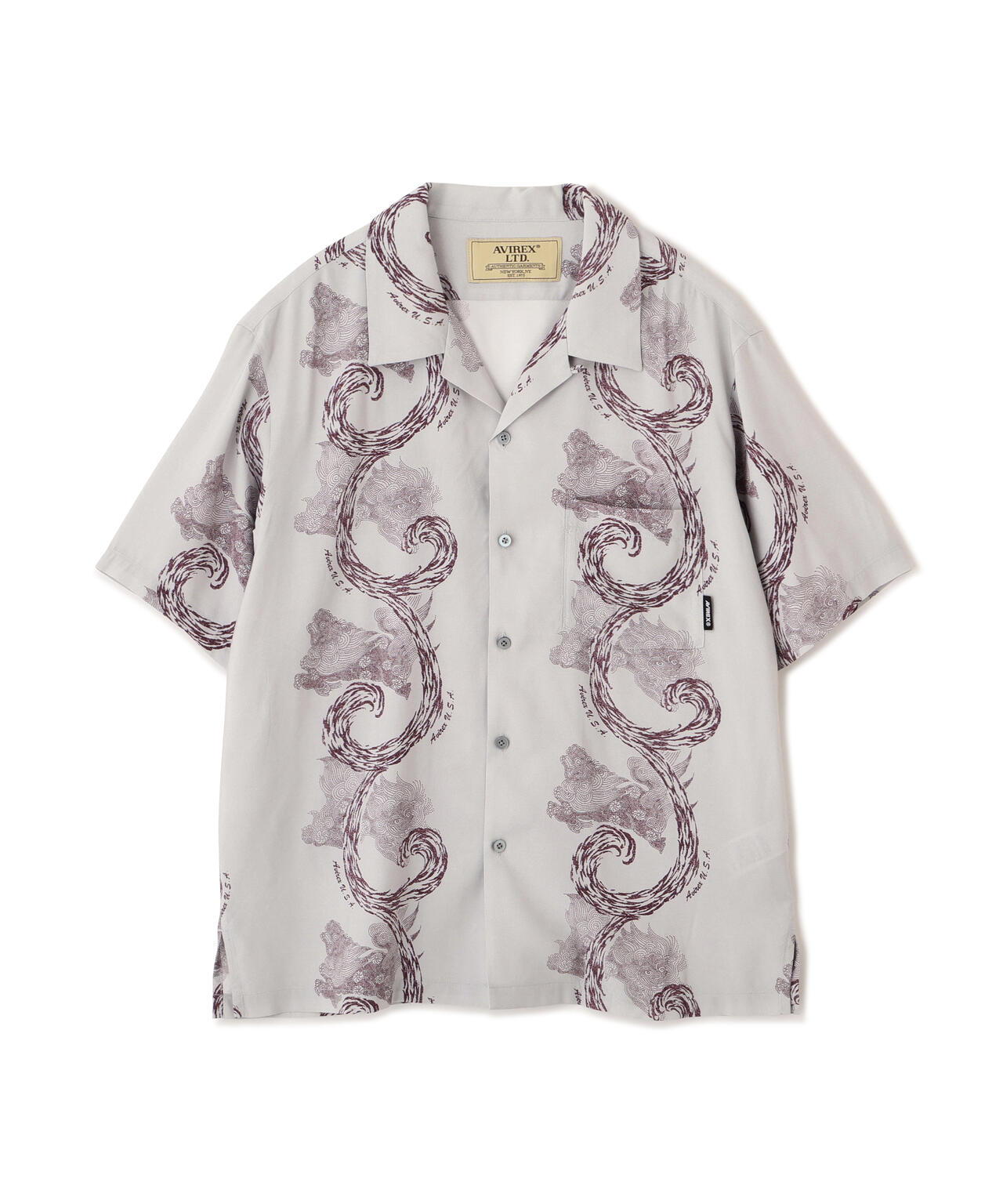 ALOHA SHIRT ”KOMAINU” | AVIREX（アヴィレックス） ｜【公式】通販mix