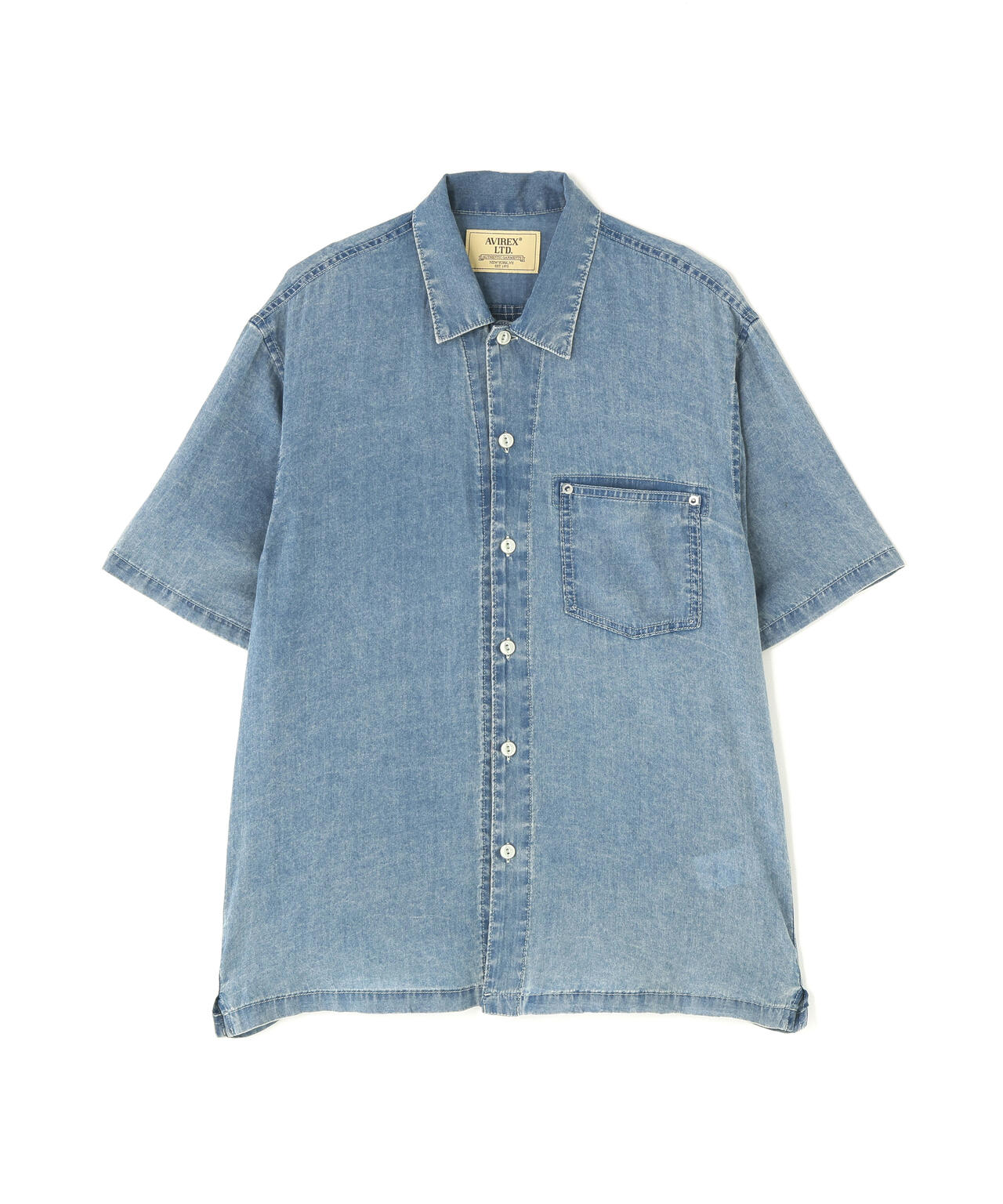 WIND THROUGH DENIM S/S SHIRTS | AVIREX（アヴィレックス） ｜【公式