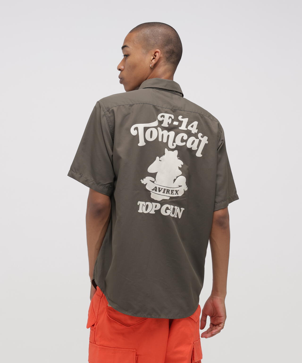 WEB&DEPOT限定》S/S TOM CAT SILHOUETTE SHIRT | AVIREX