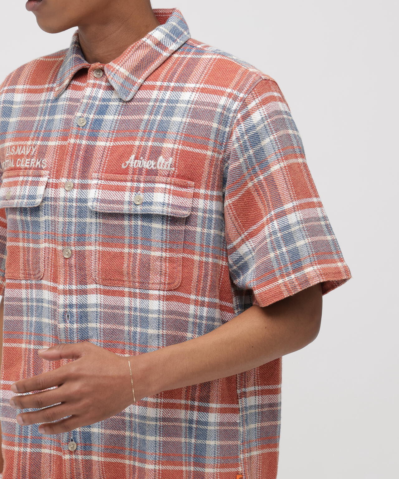 AVIREX × UNIVERSAL OVERALL》POSTAL FLANNEL SHIRT | AVIREX