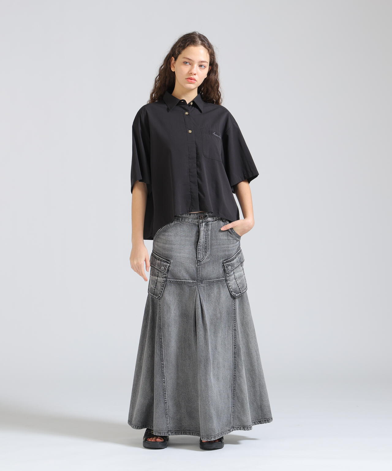 WOMAN/直営店限定》H/S BACK GATHER DETAILS SHIRT | AVIREX