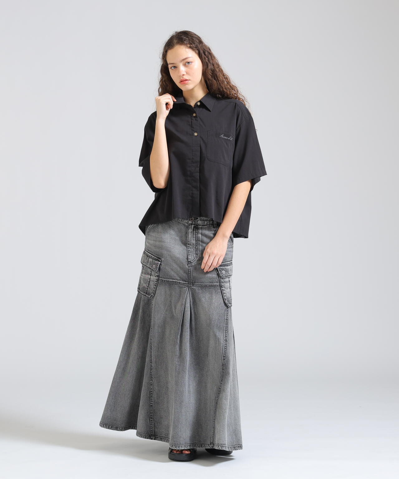 WOMAN/直営店限定》H/S BACK GATHER DETAILS SHIRT | AVIREX