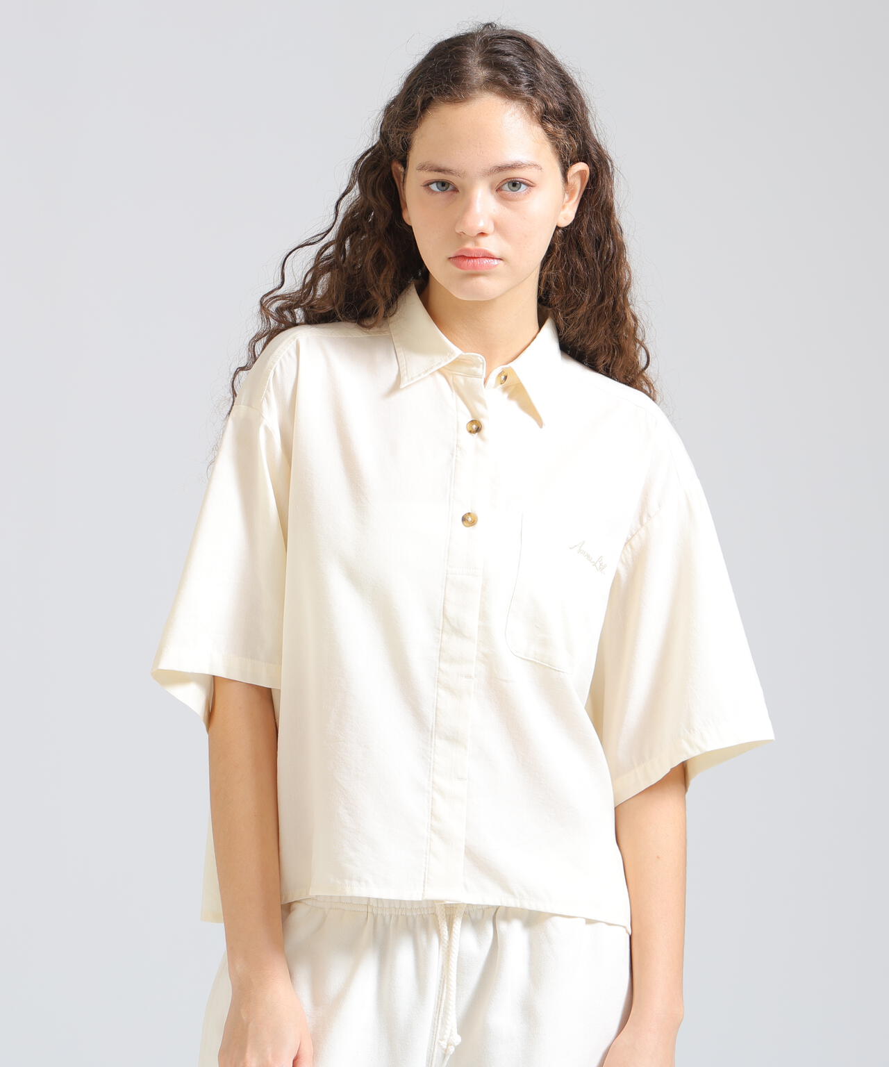 hig1003ページ‼️ Shirring Jersey Jacquard Long Sleeve Top - ReVoLuTioN