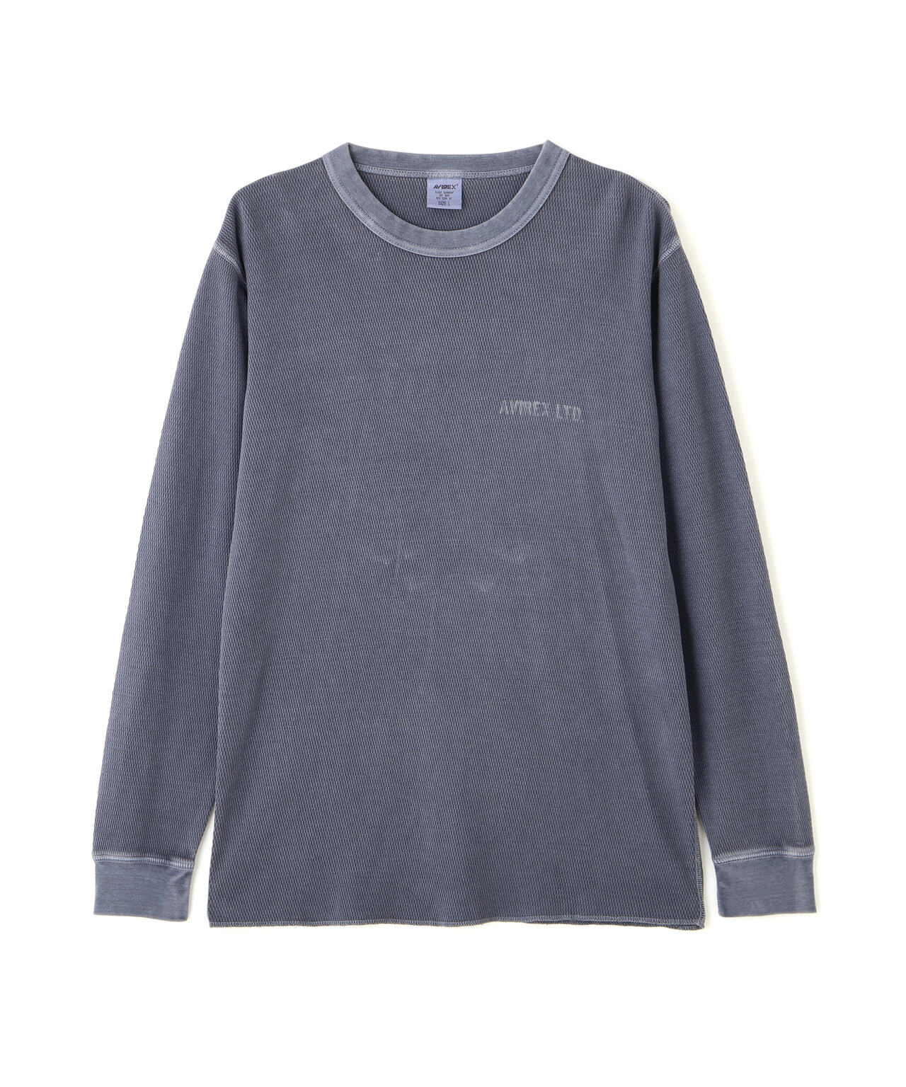STENCIL HONEYCOMB WAFFLE L/S T-SHIRT | AVIREX（アヴィレックス
