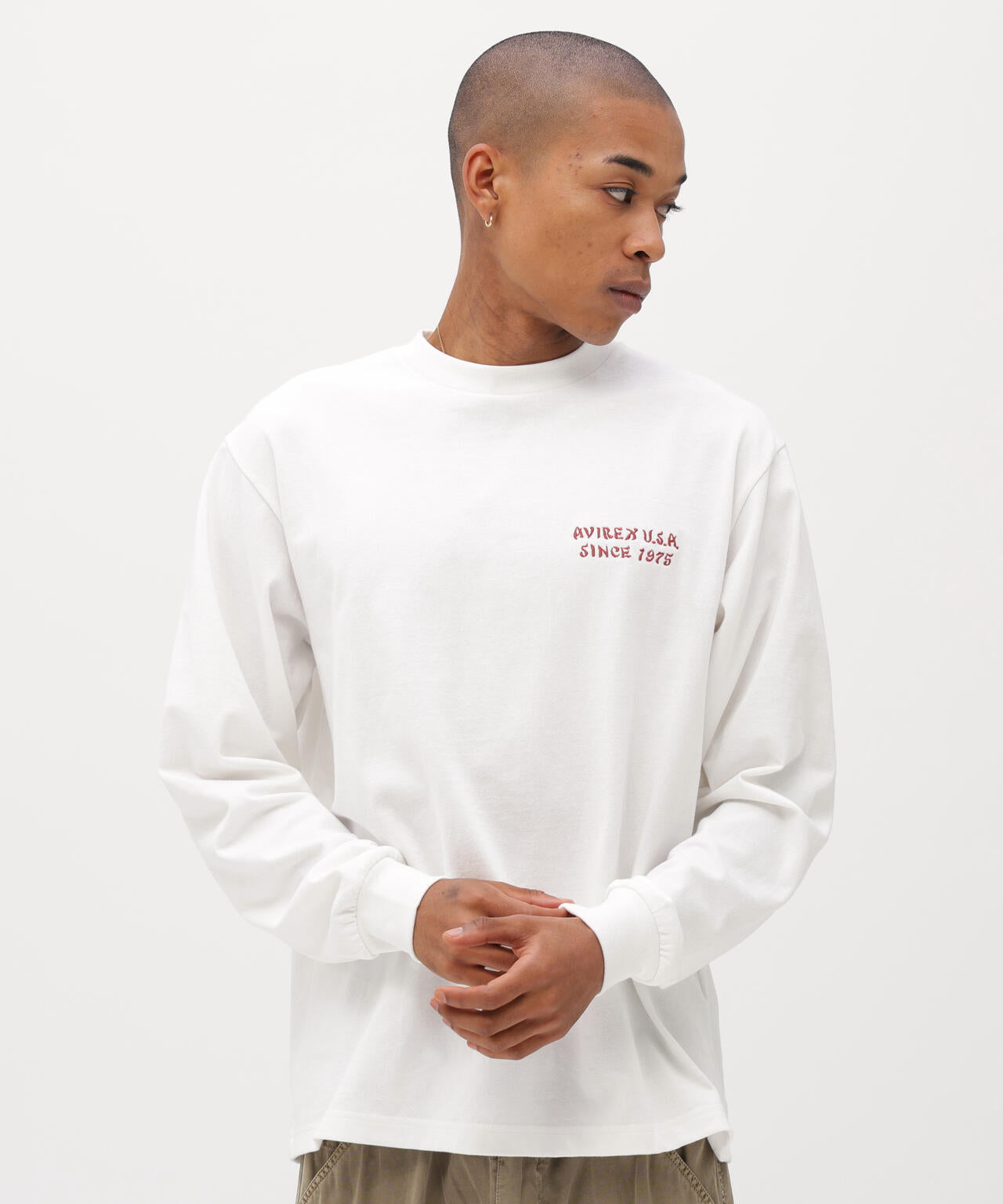 SOUVENIR L/S T-SHIRT ”DRAGON＆ CHERRY BLOSSOMS” | AVIREX