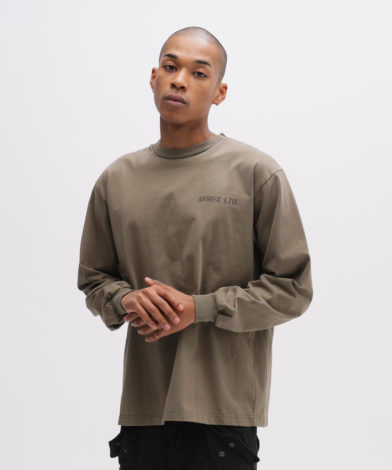 STENCIL L/S T-SHIRT | AVIREX（アヴィレックス） ｜【公式】通販mix