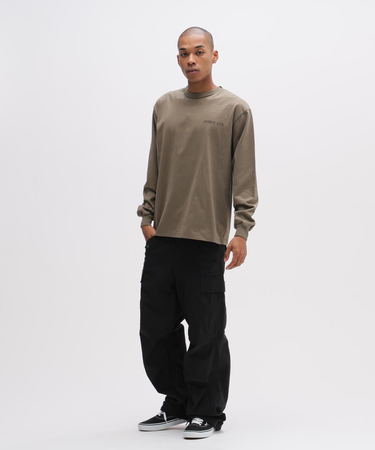 STENCIL L/S T-SHIRT | AVIREX（アヴィレックス） ｜【公式】通販mix
