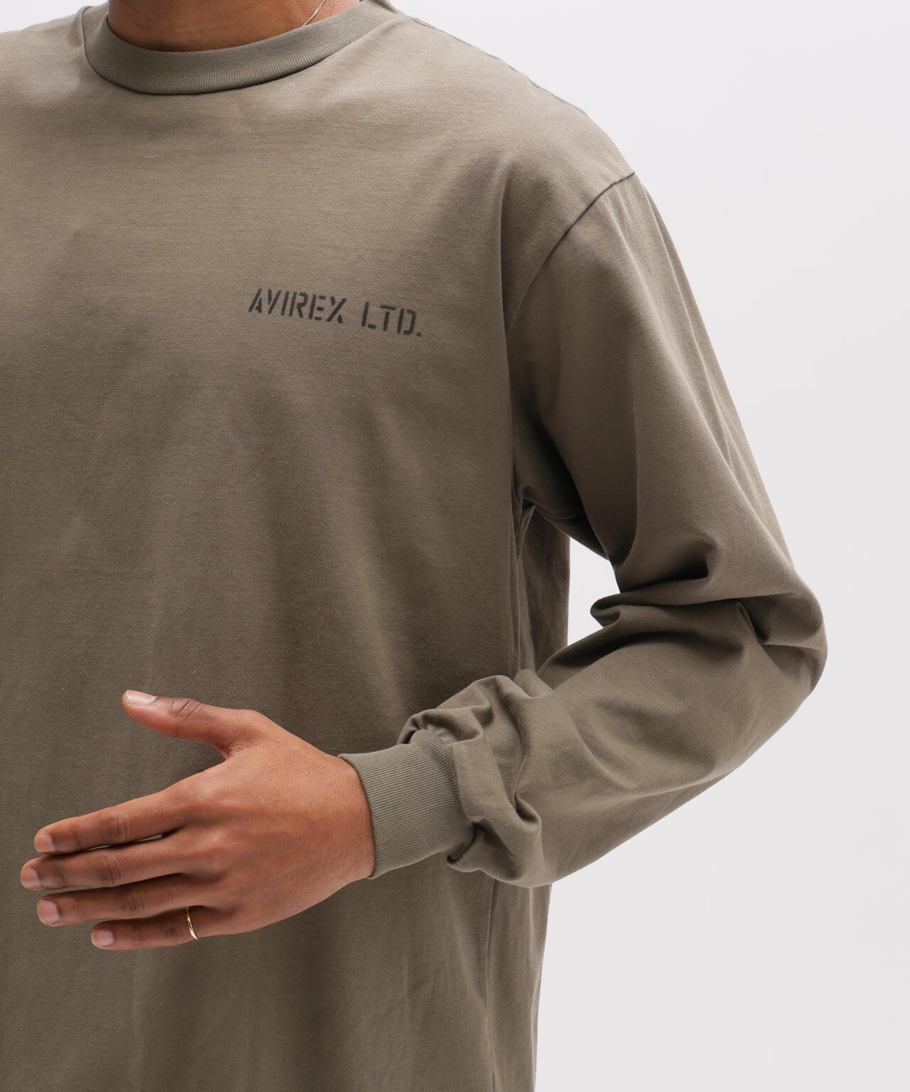 STENCIL L/S T-SHIRT | AVIREX（アヴィレックス） ｜【公式】通販mix