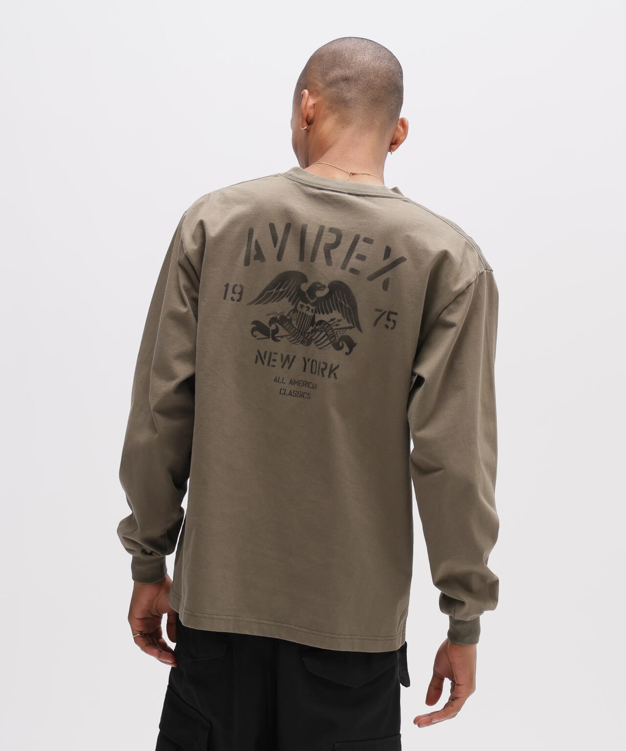 STENCIL L/S T-SHIRT | AVIREX（アヴィレックス） ｜【公式】通販mix